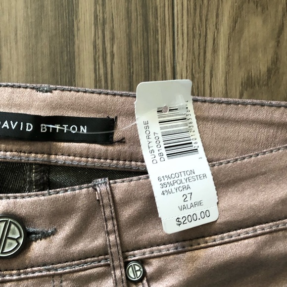 David Britton Dusty Rose Jeans - Picture 6 of 6